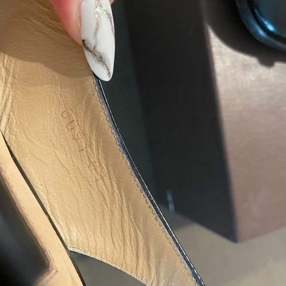 Louis Vuitton Patent Leather Slingbacks - Picture 5 of 7